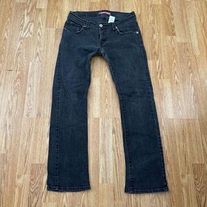 Levi-s Women's Black and Grey Jeans
